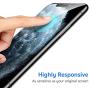 ESR Tempered-Glass Full-Coverage Screen Protector for iPhone 11 Pro Max/XS Max [2-Pack], Full Screen Coverage, 3D Curved Edges, Easy Installation, Case-Friendly Glass Screen Protector for iPhone 6.5"