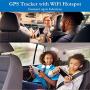 Spectrum Tracking-4G GPS Tracker with Wi-Fi Hotspot -for Vehicles | Real-time Tracking of Location, Speed, Fuel, Driving Behavior | Alerts for Speeding, Geofence | for Teenager, Family, and Fleet…