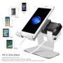 Tranesca 2-in-1 Compatible Fitbit Versa 2 Charger- Tranesca Versa 2 Charging Stand/Charging Dock/Charging Cradle for Fitbit Versa 2 and Cell Phone (NOT for Fitbit Versa)