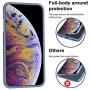 iPhone XR Case, Anuck Soft Silicone Gel Rubber Bumper Phone Case with Anti-Scratch Microfiber Lining Hard Shell Shockproof Full-Body Protective Case Cover for Apple iPhone XR 6.1" 2018 - Blue Gray