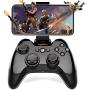 Wireless Gamepad Controller, Megadream iOS MFi Gaming Joystick with Clamp Holder for iPhone Xs, XR X, 8 Plus, 8, 7 Plus, 7 6S 6 5S 5, iPad, iPad Pro Air Mini, Apple TV - Direct Play