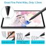 Stylus Pen with Palm Rejection, FOJOJO Active Stylus Compatible with (2018-2020) Apple iPad Pro 11 & 12.9 inch/iPad 7th Gen/iPad 6th Gen/iPad Mini 5th Gen/iPad Air 3rd Gen (Black)