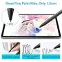 Stylus Pen with Palm Rejection, FOJOJO Active Stylus Compatible with (2018-2020) Apple iPad Pro 11 & 12.9 inch/iPad 7th Gen/iPad 6th Gen/iPad Mini 5th Gen/iPad Air 3rd Gen (Black)