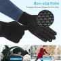 FRETREE Winter Gloves Touchscreen for Men Women - Warm Knit Gloves with Thickened Cuff & Anti-Slip Palm, 3 Finger Touchscreen for Texting & Driving