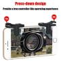 G-Dreamer Mobile Game Auxiliary Controller, L1/R1 Sensitive Controller and Aim Buttons for PUBG, Knives Out and Rules of Survival, Compatible with Android and iOS Smart Phone（1 Pair）