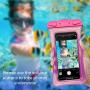 Floatable Waterproof Phone Pouch, Cambond Water Proof Cell Phone Case for iPhone 11/Xs Max/XR/X/8/8P/7 Galaxy up to 6.5", Lanyard Dry Bag Waterproof Case for Snorkeling Beach Kayaking Travel, 2 Pack