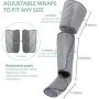 Leg Massager for Circulation - Foot and Calf Massager Air Compression Leg and Thigh Wraps Massage Boots Machine for Home Use Relaxation with Controller