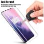 Alinsea Screen Protector for OnePlus 7 Pro/7T Pro Tempered Glass [Full Adhesive] [Fingerprint Sensor Compatible][Lifetime Replacement Warranty][3D Glass] Screen Protector for OnePlus 7 Pro/7T Pro