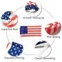 LUFF 4 Pack American Flag Glasses Pouch and Glasses Cloth USA Microfiber Soft Storage Bag LUFF 4 Pack American Flag Glasses Pouch and Glasses Cloth USA Microfiber Soft Storage Bag