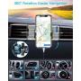 [2020 Upgrade] Universal Car Phone Mount, DesertWest Air Vent Cell Phone Holder for Car, [Noise-Free] Cradle Compatible with iPhone SE 11 Pro Max XR XS X, Samsung Galaxy Note 20 S20 S10 S9 Note 10