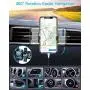 [2020 Upgrade] Universal Car Phone Mount, DesertWest Air Vent Cell Phone Holder for Car, [Noise-Free] Cradle Compatible with iPhone SE 11 Pro Max XR XS X, Samsung Galaxy Note 20 S20 S10 S9 Note 10
