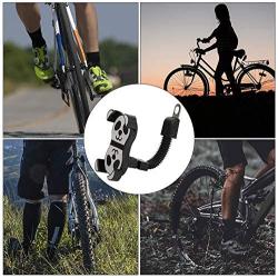 Enrilior 360° Rotating Mobile Phone Bracket Drop Resistance Rearview Mirror Holder for Bicycle Motorcycle Electric Bike