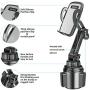 OHUI Cup Phone Holder for Car Universal Cup Phone Mount with Adjustable Long Neck for iPhone 11 Pro/XR/XS Max/X/8/7 Plus/6s/Samsung S10+/Note 9/S8 Plus/S7