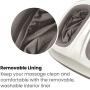 HoMedics Shiatsu Air 2.0 Foot Massager with Heat & Air Compression, 3 Customized Controls & Intensities