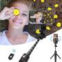 Selfie Stick Tripod, Xinji Selfie Stick Tripod for iPhone Bluetooth Remote 40 Inch, Phone Tripod for iPhone 11 pro Xs Max Xr X 8Plus, Android, Lightweight