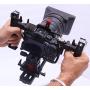 Shootvilla Sony A7II A7rII A7sII Camera cage with Two Handles for Handheld Working + Rod Adapter