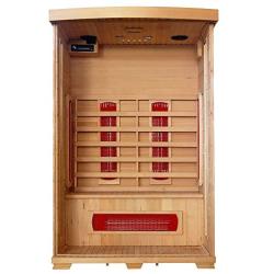 Radiant Saunas BSA2406 2-Person Deluxe Ceramic Infrared Sauna, 1-2