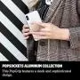 PopSockets: PopGrip with Swappable Top for Phones & Tablets - Aluminum Rose Gold