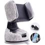 Bling Crystal Car Phone Mount with One More Air Vent Base, Universal Cell Phone Holder for Dashboard,Windshield and Air Vent. (Sliver)