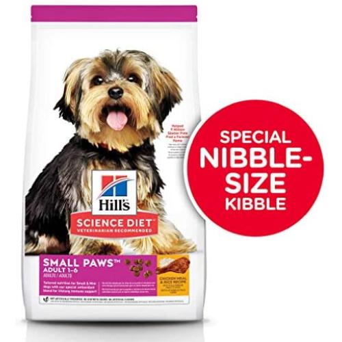 Hills Science Diet Dry Dog Food, Adult, Small Paws for Small Breed Dogs