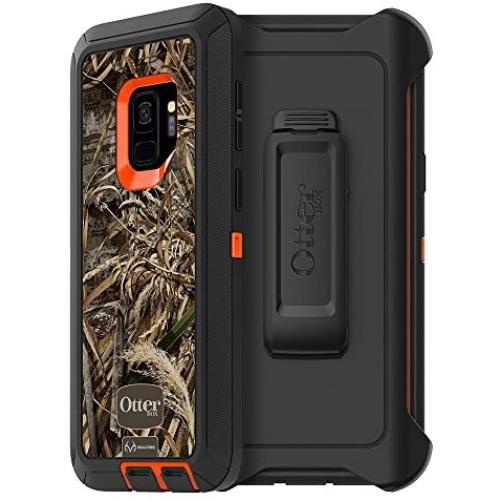 OtterBox DEFENDER SERIES Case for Samsung Galaxy S9 - Retail Packaging - MAX 5 BLAZE (BLAZE ORANGE/BLACK/MAX 5)