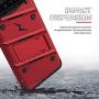 ZIZO Bolt Series for Galaxy S10 Case with Kickstand Holster Lanyard - Red