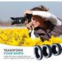 Movo AF Macro Extension Tube Set for Sony E-Mount (NEX) with 10mm, 16mm, and 21mm Extension Tubes