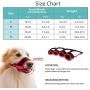 IREENUO Dog Muzzle to Prevent Biting Barking and Chewing with Adjustable Loop Breathable Mesh Soft Fabric