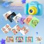D.DA.D Kids Camera for Boys Best Birthday Gifts for 3 4 5 6 7 8 Year Old Children Toddler Toys, Portable Rechargeable Digital Video Camcorder 2.0 Inch IPS Screen with 32GB Card – Blue