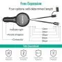 CHAFON Car Charger Cord Adapter,Dual 2.6 ft Retractable Fast Charging Cable Quick Charge,PD 18W Phone USB C Micro Port Compatible with Phone 11 XS Max XR X Samsung Galaxy LG Google Pixel & More