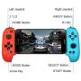 Aoile Wireless Bluetooth Game Controller Telescopic Gamepad Joystick for Samsung Xiaomi Huawei Android Phone PC Red Blue