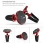 Car Phone Mount Magnetic Cell Phone Car Mount Vent and Dashboard 360° Rotation Car Phone Holder Dashboard for iPhone SE 11 Pro XS Max XR X 8 Plus Samsung Galaxy S20 Note10 S10 S10e & All Phones,Red