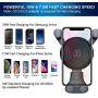 2020 Upgraded Wireless Car Charger, Fast Charging Car Cradles Mount, Air Vent Phone Holder, Compatible with iPhone 11/11 Pro/11 Pro Max/Xs MAX/XS/XR/X/8/8, Galaxy Note10/S10/S20 Series