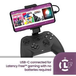 Rotor Riot Mobile Gamepad Controller for Android- Latency Free Wired Controller with L3 + R3, Improved 8 Way D-Pad, Highly Compatible Gaming Device Holder