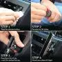 BESTRIX Magnetic Phone Car Holder | Universal Magnetic Phone Mount for Car Dashboard Compatible iPhone 11 11Pro Xr Xs XS MAX X 8 8Plus 7 Galaxy Note S7 8 9 10 & All Smartphones up to 6.5"