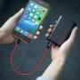Anker Powerline+ Lightning Cable (1ft) Durable and Fast Charging Cable [Double Braided Nylon] for iPhone X / 8/8 Plus / 7/7 Plus / 6/6 Plus / 5s / iPad and More (Red)