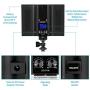 Neewer Camera LED Video Light - SMD LED Light Panel for Softer Lighting Photography, 3200K to 5600K Variable Color Temperature and Dimmable Light, Ultra Thin, T100 (Battery NOT Included)
