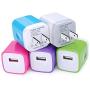 One-Port USB Wall Charger, Charger Base, Fast Charging Brick 5-Pack Charger Cube Head Samsung Box Charger Compatible Phone Xs/XS Max/XR/X/ 8/7/ 6S Plus, Samsung Galaxy S9 S10 S8 Plus Note 9 8/S8 Plus