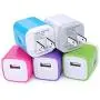 One-Port USB Wall Charger, Charger Base, Fast Charging Brick 5-Pack Charger Cube Head Samsung Box Charger Compatible Phone Xs/XS Max/XR/X/ 8/7/ 6S Plus, Samsung Galaxy S9 S10 S8 Plus Note 9 8/S8 Plus