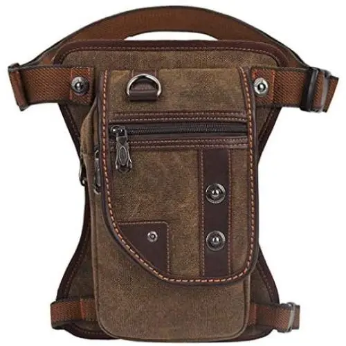 Hebetag Canvas Motorcycle Drop Leg Bag for Men Women Travel Outdoor Tactical Hiking Climbing Cycling Thigh Waist Pack Fanny Pouch Hebetag Canvas Motorcycle Drop Leg Bag for Men Women Travel Outdoor Tactical Hiking Climbing Cycling Thigh Waist Pack Fanny Pouch