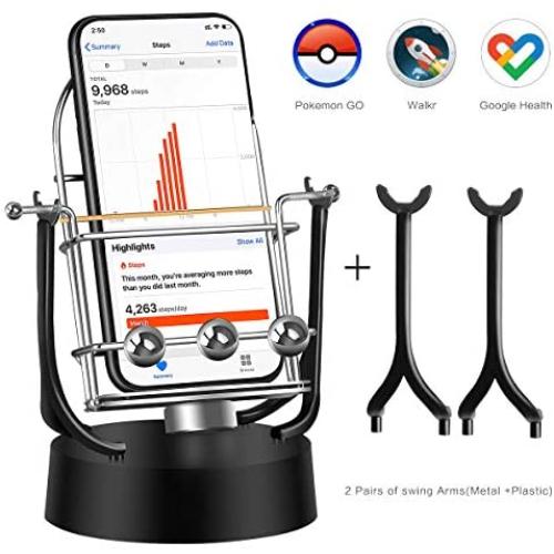 Mobile Phone Holder Shake Wiggle Device Phone Swing Automatic Shake Motion Brush Step with USB Cable Automatic Swing Motion for Mobile Phone WeChat Run Step Count Program
