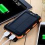 Solar Charger,Yelomin 20000mAh Portable Outdoor Mobile Power Bank,Camping External Backup Battery Pack Dual USB 5V 1A/2A Outputs with SOS Function & Compass