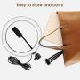 Ring Light with Tripod Stand and Phone Holder, 10 inch Desktop Circle Light with 3 Lighting Colors and 10 Brightness, Portable Halo Light for YouTube, Makeup, Live Streaming, Video Shooting