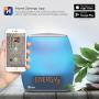 iHome Zenergy Bedside Sleep Therapy Machine Sleep Better, Easier & Longer, Zen Light & Sound Therapy Machine, Anti-Anxiety Stress Relief, Soft Lighting, Bluetooth Audio, White Noise Machine
