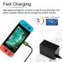 Switch Charger for Nintendo Switch, AC Adapter Power Supply 15V 2.6A Fast Charging Kit for Nintendo Switch, Support TV Mode