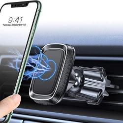 Miracase Car Phone Mount Holder,[2020 Upgraded] Strong Magnetic Car Phone Mount Air Vent Universal Car Cell Phone Holder Compatible with iPhone 11/11 Pro Max/XR/Xs/XS Max /8/7/6,Pixel and More (Black)