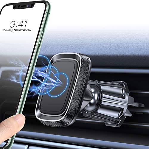 Miracase Car Phone Mount Holder,[2020 Upgraded] Strong Magnetic Car Phone Mount Air Vent Universal Car Cell Phone Holder Compatible with iPhone 11/11 Pro Max/XR/Xs/XS Max /8/7/6,Pixel and More (Black)
