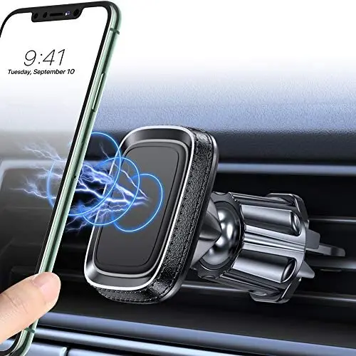 Miracase Car Phone Mount Holder,[2020 Upgraded] Strong Magnetic Car Phone Mount Air Vent Universal Car Cell Phone Holder Compatible with iPhone 11/11 Pro Max/XR/Xs/XS Max /8/7/6,Pixel and More (Black)