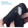 STARROAD-TIM Pet Grooming Glove Hair Remover Brush Gentle Deshedding Efficient Pet Mitt Pet Massage Gloves Left & Right Hand Draw Dogs Cats Horses Long Short Fur (1Pair Left & Right Hand (Blue))