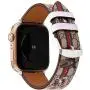 Amigao Compatible with iWatch Band 42mm 44mm, Luxury Fashion Leather Band Design Compatible with Apple Watch Series 5 4 3 2 1 42mm 44mm, Light Gray Amigao Compatible with iWatch Band 42mm 44mm, Luxury Fashion Leather Band Design Compatible with Apple Watch Series 5 4 3 2 1 42mm 44mm, Light Gray